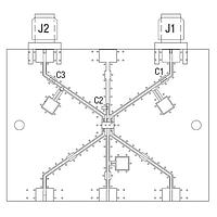 Skyworks Solutions Inc. AA116-72LF-EVB ບອດປະເມີນ Attenuator 4-2000MHZ 1-bit