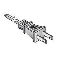 Kobiconn 173-11125-E ສາຍພະລັງງານບໍ່ມີປະຕູປ່ອງ 15' 2WIRE 18AWG BLK