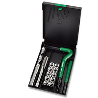 TOPTUL JGEW1401 ຊຸດສ້ອມແປງການໃສ່ທໍ່ແບບມືອາຊີບ 14PCS (M12x1.75) (M12x1.75, 14 pcs)