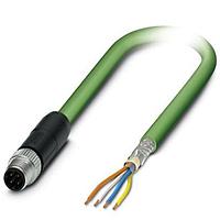 PHOENIX CONTACT 1423705 ເຄື່ອງສາຍ Ethernet / ເຄື່ອງສາຍເຄືອຂ່າຍ ເຄື່ອງສາຍເຄືອຂ່າຍ PROFINET CAT5 (100 Mbps) EtherCAT<sup> CAT5 (100 Mbps) 4-ຕຳແໜ່ງ PUR/FRNC ບໍ່ມີຮາລອກຈອນ ສີຂຽວ RAL 6018 ມີການປົກກັນ (ເທັກໂນໂລຍີການປົກກັນຂັ້ນສູງ) ປຸ່ມຕົວຕົວຕົວຕົວ M8 / IP67 ລະຫັດ: D ຢູ່ທາງສາຍຟຣີ ຄວາມຍາວສາຍ: 5 m