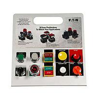 Eaton DISPLAY-30MM ຕູ້ສະແດງປຸ່ມກົດ 10250T-E30-E34 PUSHBUTTON DISPLAY STAND