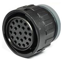 Aptiv 15544899 ຕົວເຊື່ອມຕໍ່ 21 ທາງ ຍິງ HES ຊຸດວົງກົງ ສີດຳ CONN