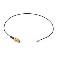 Molex 73230-6120 ການປະກອບສາຍ RF SMA Bulkhead Jack-to-I-PEX MHF I LK Plug, ສະຕິກເລກສາຍ 1.37mm, ຄວາມຍາວສາຍ 305.00mm, 50 Ohms