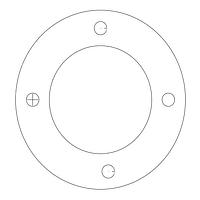 Mallory Sonalert J-ROUNDGASKET ກາດເຊັດຮອບ NEMA ສໍາລັບບົດເທີມບຣາເກດ ສໍາລັບໄຟສະແກນຊຸດ JTC