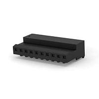 AMP Connectors - TE Connectivity 4-643498-0 ຮູງຮັບ Receptacle 10P MTA100 CONN ASSY BLK LF