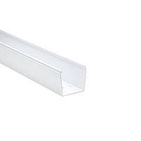 HellermannTyton 181-33005 ທ່ອສາຍສຽງຜະລິດຕະພັນ Solid Wall Wiring Duct, 3" x 3", ບໍ່ມີການຕິດກັນ, PVC, ສີຂາວ, 30ft/ກ່ອງ
