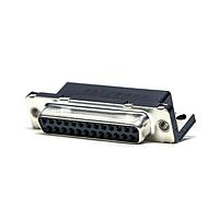 Amphenol Commercial Products D25S13B6UA00LF ປຸ່ມຮັບ DSUB R/A STB 25 SKT