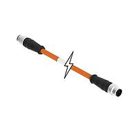 Molex 1201080433 ເສັ້ນສາຍອ່ານຄ່າ / ເສັ້ນສາຍກະທົບ MIC 4P M/MP ST/ST D-CODED 50M ORG TPE