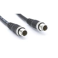 NorComp CCA-000-M01R196 Sensor Cables / Actuator Cables M12 4 pos Male/Male straight to r/a 1m