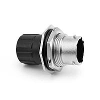 Amphenol SINE Systems RT0W71210PNHECR ຕົວເຊື່ອມຕໍ່ Jam Nut Receptacle, 10 ຕຳແໜ່ງ, ຂະໜາດ 20 (.05mm) ການຕິດຕໍ່ພິນ, ການປິດສາຍລົດລົງ