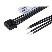 Molex 224090-1042 ເຄື່ອງສາຍພິເສດ KK Plus 250-to-Pigtail 2.50mm P SR 150mm Lgth 4 Ckts Blk