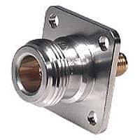 HUBER+SUHNER 37_N-SMA-50-1/1--_UE ຕົວແປ RF - ລະຫວ່າງ Series N jack(f) ໄປຫາ SMA jack(f) flange