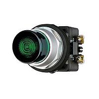 Eaton HT8GBGV7 ປຸ່ມກົດສະຫນອງແສງ ILLUMINATED PB, 120V FV INCAND, ສີຂຽວ