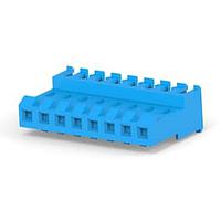 AMP Connectors - TE Connectivity 3-640595-8 ຮູງຮັບ Receptacle 8 POS RECPT 26 AWG FEED THRU