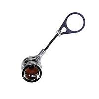 Trompeter / Cinch Connectivity Solutions RFI75-13-D3 ເຄື່ອງສົມບັດ TRB Jack RFI Cap ມີສາຍ SS 3"