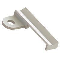 Essentra Components FTH-11-8-01 ຕົວຢືດສາຍຄວາມຍາວເປົ່າເດັ່ນດຽວ, ຕິດຕັ້ງດ້ວຍກຸມ, ສີທຳມະຊາດ