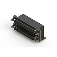 EDAC 662-037-664-053 ຕູ້ສະຫນອງ Dual Port D-Sub ມຸມຂວາ ຕູ້ສະຫນອງ Dual Port D-Sub