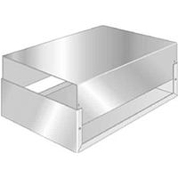 LMB Heeger J873-Black ແຣັກແລະຕູ້ແຣັກ Jiffy Box Chassis D W H 3.5 x 2.125 x 1.625