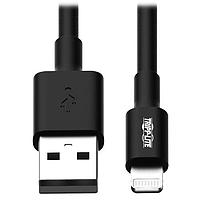 Tripp Lite M100-10N-BK ເສັ້ນສາຍ Lightning USB Sync/Charge - ສີດຳ