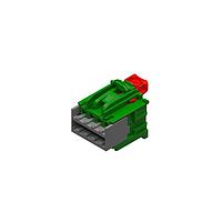 Aptiv 33223795 ຕົວເຊື່ອມຕໍ່ລົດ ASM CONN 8 F OCS 2.8 ສີຂຽວ