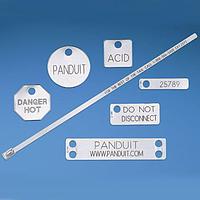 Panduit MT172W38-M ປ້າຍສະແກນແລະປ້າຍມາກເກີ Marker tag, one hole, 304 Stainless Stee