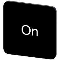 SIEMENS 3SU19000AF160DJ0 ປ້າຍປ້າຍປ້າຍ, ຢູ່ບົດບັນທຶກ INSCR. LABEL, ສີດຳ 22 X 22MM, ຢູ່