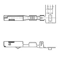 Yazaki 7116410002 ຂໍ້ຕໍ່ TERM YESC FEM 1.5MM UNSLD
