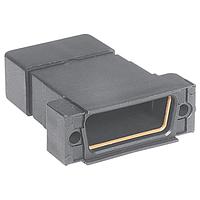 HARTING 09670090436 ປົກກັນຄວາມຕົວຍືນ Backshell D SUB IP67 9 POLE ໜັງສີດຳ
