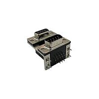 Adam Tech DPD-09-01-B3 ຕູ້ສອງພອດ D-Sub Connectors CONN D-SUB PLUG/RCPT 9P R/A SLDR