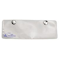 Protektive Pak 47520 ຜະລິດຕະພັນຄວບຄຸມປ້ອງກັນສະຕາຕິກ CARD HOLDER, DISSIPATIVE, ມີການກົດ, 1-1/2''x6''INSERT, 25PK