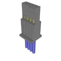 Samtec SFSS-04-28-F-20.00-S ການປະກອບສາຍສະເພາະ .050" Tiger Eye(TM) ສາຍສະເພາະແຖວດຽວ