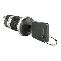 NKK Switches CKM13EFW01-002 ສະຫນັບສະຫນູນ Keylock Switches ON-OFF-ON 3A LUG FLT KY#02 RMVE 1POS 16M