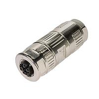 HARTING 21122832830 ຕົວເຊື່ອມ M12-MD-PP-CC-IDC-8P-XCOD-F-STR-SHLD