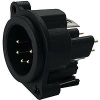 Io Audio Technologies IO-XLR5-M-EV ຕົວເຊື່ອມ 5-Pin XLR, ຜູ້ຊາຍ, ຕັ້ງຕົວແຂນຕັ້ງຕົວ, ຕິດບົດ PCB, ຂາຍດິນແຍກຕ່າງ