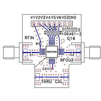 Analog Devices EV1HMC424AG16 ອັດຕະນູເວີ 5 dB LSB 6-Bit Digital Attenuator SMT