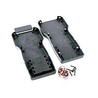 Hammond Manufacturing 1553TBKBAT ກະບອງປະຕູແບດເຕີຣີ FR ABS/4AA Batt.Door 8.27x3.94x1.26" ສີດຳ