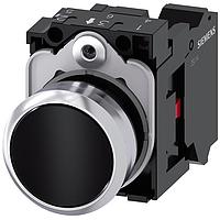 SIEMENS A6X30142898 ສະຫຼຸບສະຫຼຸບມາດຕະຖານ ປຸ່ມກົດ. ສີດຳ