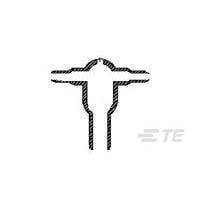 AMP Connectors - TE Connectivity 302A024-4-0 ບູດຜ່ານຜັນ, ຮູບຕົວ T 302A024-4-0
