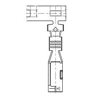 Yazaki 7116411102 ຂໍ້ຕໍ່ TERM YESC FEM 2.8MM UNSLD