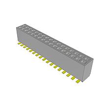 Samtec SFMC-117-L2-H-D Socket .050" Tiger Eye(TM) ສາຍກະຊວງປະກອບກັນທີ່ມີຄວາມໜ້າໃຈສູງ ສາຍກະຊວງປະກອບກັນທີ່ຍືນຍົງ
