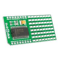 Mikroe MIKROE-1306 ແຜ່ນເພີ່ມ Add-On Boards 8x8 Green click