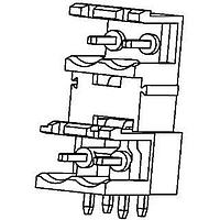 Molex 39528-5040 ບລັອກຂໍ້ຕໍ່ສາຍທີ່ຖືກສາມາດເຊື່ອມໄດ້ 5.0MM EURO HEADER RA DL STACK GRN 40CKT