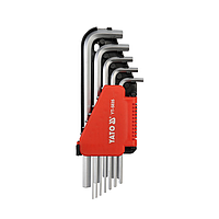 YATO YT-5836 12Pcs Extra Long Arm Ball PointHex Key Set (1/16" ~ 3/8")