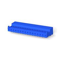 AMP Connectors - TE Connectivity 4-643815-6 ຮູງຮັບ Receptacle 16P C/E 26AWG ມີ TAB ມີລາຍສີຟ້າ