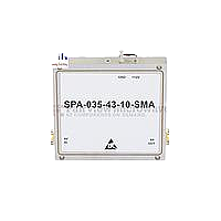 Fairview  SPA-035-43-10-SMA 45 dB Gain High Power High Gain Amplifier at 10 Watt Psat Operating From 3.1 GHz to 3.5 GHz with SMA