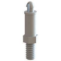 Essentra Components SCBST-2-01 ສະຫນັບສະຫນູນ CB Spt,Thrd ML,#6-32,Nat,1/8 inSpc