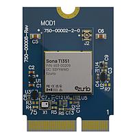 Ezurio 453-00209 ໂມດູນເວີເລດ Module, Sona TI351, M.2, Key E, SDIO, UART