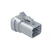 Amphenol SINE Systems ATP06-4S-EC01 ປລັກຊີຣີສ 4-Way ATP 4 Way ສີດຳ ມີຝາປິດທາຍ