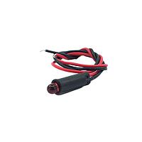 Mallory Sonalert FL1P-6XW-1-R12V ໄຟສະແດງບົດບົວ LED ແດງ 6MM ແມັດ 12VAC/DC