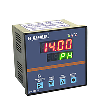 Sansel PH 600-1 ຕົວຊີ້ວັດ PH ອອນລາຍທີ່ມີໄຟຟ້າອຸນຫະພູມສູງ (-2~16pH; ±0.01pH; Relay+Retransmission+Rs485modbus)